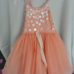 Tutu Du Monde Stunning Coral Dress. NWT